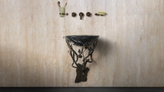 Кованая подставка для раковины Ramo из металла Gold 687402221_1