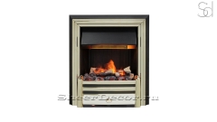 Электротопка для камина Dimplex Cavendish Golden Brass из сплава металла_1