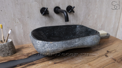 Мойка в ванную Piedra M241 из речного камня  Negro ИНДОНЕЗИЯ 00506911241_1