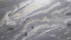 Гранитные слэбы и плитка из натурального гранита Azurita серого цвета_1