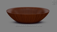 Оригинальная ванна Anna M11 из натурального дерева Eiche Geräuchert 0174051511 коричневого цвета_1