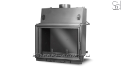 Каминная топка на дровах  Kawmet W7 CO Gray из чугуна_1