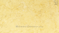 Мраморная плитка и слэбы из натурального мрамора Silvia Oro желтого цвета_1