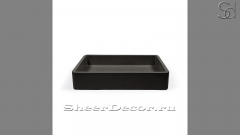 Черная раковина Cindy из архитектурного бетона Concrete Black РОССИЯ 344400111 для ванной комнаты_1