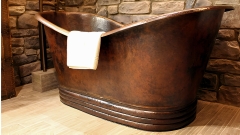 Элитная ванна Sandra M24 из меди Copper 0682004524 производство ИНДОНЕЗИЯ_1