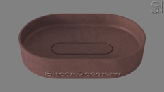 Красная раковина Margo из архитектурного архитектурного Concrete Red РОССИЯ 100763911 для ванной комнаты_1
