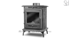 Топка для камина дровяная Kawmet P10 Gray из чугуна _1