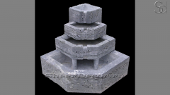 Каменный фонтан Ronda из серого гранита Marengo 003017041_1
