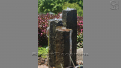 Каменный фонтан Toba из черного гранита Grey Pearl 412169341_1