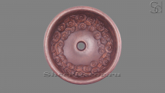 Кованая раковина Sfera M28 из листовой меди Copper ИНДОНЕЗИЯ 0012004128 для ванной комнаты_1