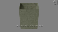 Напольная раковина с пьедесталом Leslie из зеленого бетона Concrete Green РОССИЯ 130762971 для ванной комнаты_1