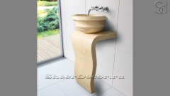 Мраморный пьедестал – ножка для раковины Stan из камня Silvia Oro 193029121_2