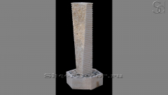 Гранитный фонтан серого цвета Estrato из камня сорта Marengo 034017441_1
