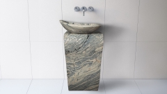 Гранитный пьедестал – ножка для раковины Stan из камня Spray Wave 193027121_2