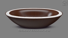 Оригинальная ванна Anna M18 из натурального дерева Eiche Geräuchert 0174051518 коричневого цвета_1
