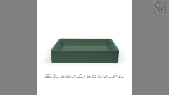 Накладная раковина Cindy из зеленого бетона Concrete Green РОССИЯ 344762111 для ванной комнаты_1