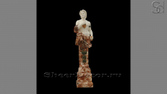Каменная скульптура Musa Vite из красного мрамора Rosso Levanto_1