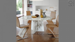 Мраморный стол Dario из камня Calacatta Gold_1