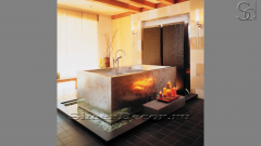 Дизайнерская ванна Cella M14 из бронзы Chrome Bronze7383036514 производство ИНДОНЕЗИЯ_2