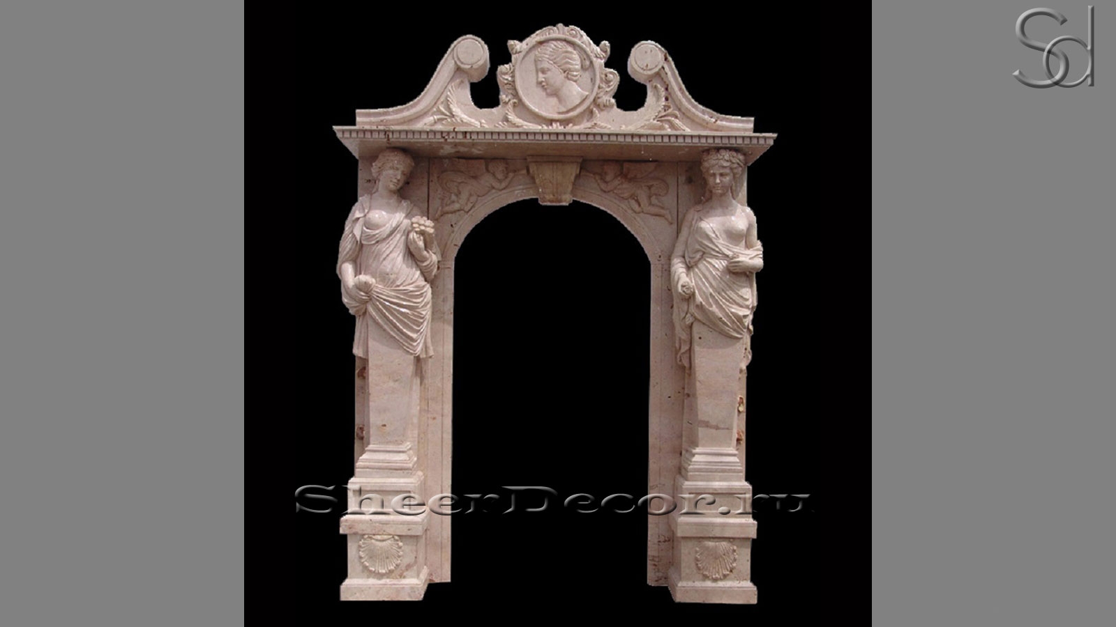 Classico Egypt Ivory Antique Tondo Classico