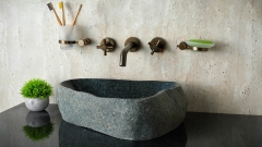 Мойка в ванную Piedra M520 из речного камня  Verde ИНДОНЕЗИЯ 00503011520_2