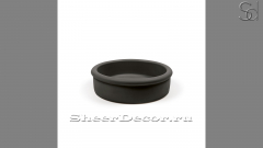 Накладная раковина Kale M17 из черного бетона Concrete Black РОССИЯ 0194001117 для ванной комнаты_1