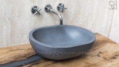 Накладная раковина Anna M3 из серого бетона Concrete Grey РОССИЯ 017342013 для ванной комнаты_1