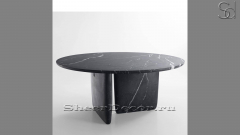 Каменный стол Marco из черного мрамора Nero Marquina в сборе _1