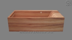 Дизайнерская ванна Cella M17 из бука Koa 7384321517 прямоугольной формы_1