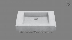 Накладная раковина Flow M4 из серого бетона Grey РОССИЯ 023000914 для ванной комнаты_1