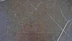 Мраморные слэбы и плитка из натурального мрамора Pietra Gray коричневого цвета_1
