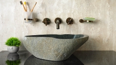 Раковина для ванной Piedra M397 из речного камня  Verde ИНДОНЕЗИЯ 00503011397_1