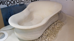 Элитная ванна Ocho белого цвета из песчаника White Sandstone 000080051_1