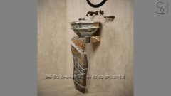 Мраморный пьедестал – ножка для раковины Vita из камня Sequoia 697026121_2