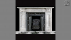 Каменный портал белого цвета для облицовки камина Alyssa из мрамора Valakas 124136401_2