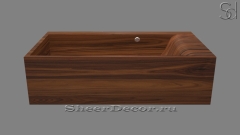 Оригинальная ванна Cella M17 из натурального дерева Santos Palisander 7383951517 коричневого цвета_1