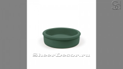 Зеленая раковина Kale M17 из архитектурного бетона Concrete Green РОССИЯ 0197621117 для ванной комнаты_1