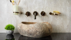 Накладная раковина для ванной Piedra из гранита Beige_1