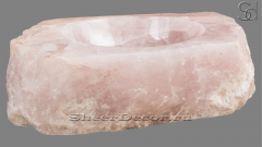 Раковина для ванной Hector из речного камня  Pink ИНДИЯ 007335111_1