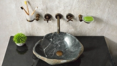 Раковина для ванной Piedra M524 из речного камня  Gris ИНДОНЕЗИЯ 00504511524_3