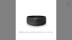 Накладная раковина Bull из черного бетона Concrete Black РОССИЯ 039400011 для ванной комнаты_1