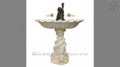 Мраморный питьевой фонтанчик белого цвета Kassia из камня сорта Bianco Extra 084111151_1