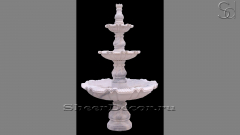 Мраморный фонтан белого цвета Akela M24 из камня сорта Bianco Grigio 2174621424_1