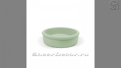 Накладная раковина Kale M17 из зеленого бетона Concrete Menthol РОССИЯ 0198101117 для ванной комнаты_1