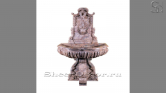 Каменный питьевой фонтанчик Gustino Re из серого мрамора Emperador Grey 0860769532_1