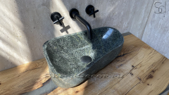 Раковина для ванной комнаты Piedra M289 из речного камня  Verde ИНДОНЕЗИЯ 00503011289_1