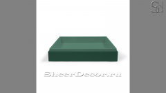 Зеленая раковина Nina M2 из архитектурного бетона Concrete Green РОССИЯ 021762112 для ванной комнаты_1