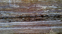 Напольная плитка и слэбы из натурального травертина  Titanium коричневого цвета_1