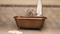 Элитная ванна Sandra M27 из меди Copper 0682008527 производство ИНДОНЕЗИЯ_1
