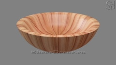 Дизайнерская ванна Bello из бука Koa 414432151 круглой формы_1